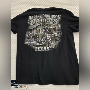 Vintage 90s Harley Davidson back print graphic tee